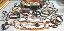 Men's Jewelry 47 Piece Bulk Lot 1 Leather Belt 2.8 Lbs