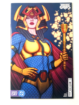 #ad DC NEW GODS 2025 #4 Jenny Frison Big Barda Variant NM 9.4 Ships FREE $16.24