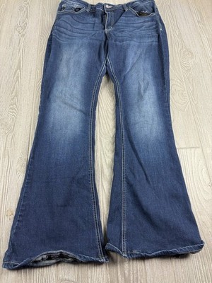 Kancan Womens Size 15 Jeans Inseam 31 Flare wide leg jeans