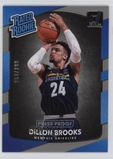 2017 Panini Donruss Rated Rookies Press Proof Silver /299 Dillon Brooks #152 pe8