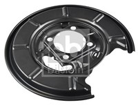 Hinterachse Links Febi Bilstein 171546 Spritzblech, Bremsscheibe FüR MERCEDES-BE