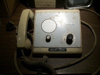 GAI-TRONICS HOIST ROOM Phone SPEAKER & control White Pine Copper Mine UP MICH