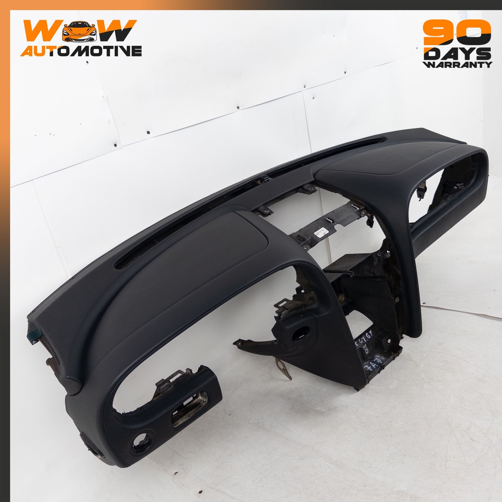 04-10 BENTLEY CONTINENTAL GT DASHBOARD INSTRUMENT PANEL TRIM BLACK OEM