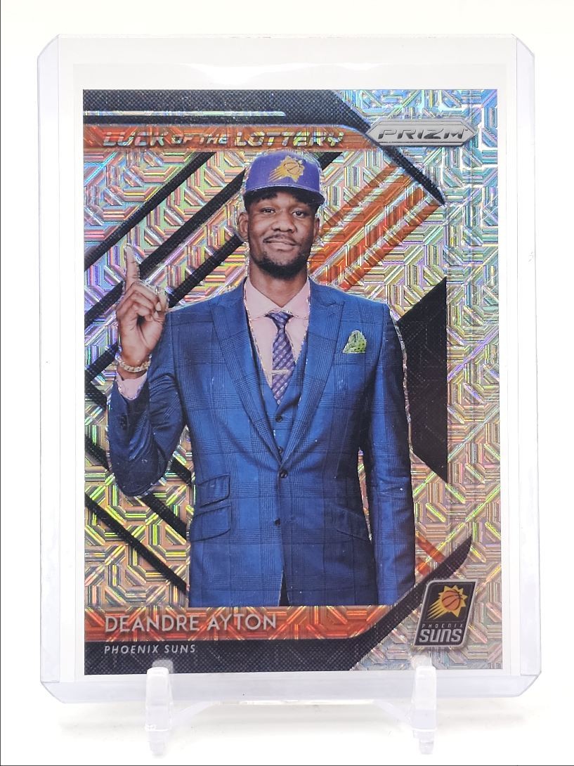 DEANDRE AYTON 2018-19 PANINI PRIZM LUCK OF THE LOTTERY MOJO /25 Q6145