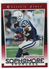 2000 Score Final Score Sophomore Showcase #222 Edgerrin James SS #’d 41/46