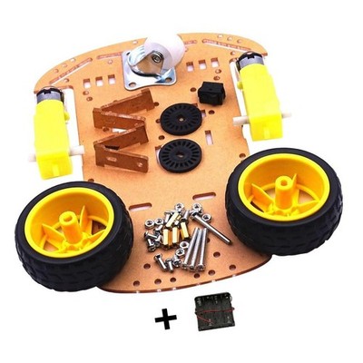 2WD Smart Robot Car Chassis Kit Mit Drehzahlgeber Batteriebox Für