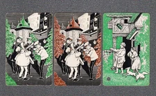 Vintage Swap Playing Cards 3 Deco Old Worlde People Set Card Collection