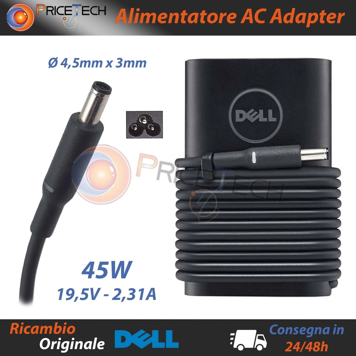 Originale Alimentatore Adattatore Caricabatterie Dell XPS 15 9550 130W