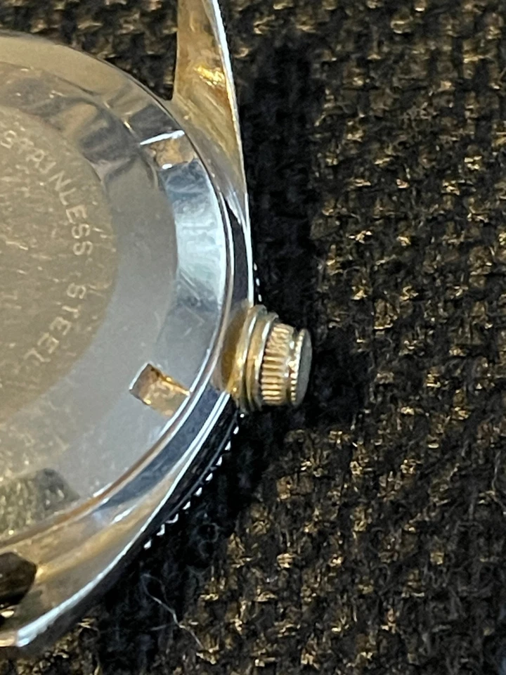 Mega Raro Reloj Elgin Canteen Buceo Buceo Original Vintage Años 60 Foto 4 de 4