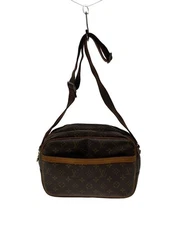 LOUIS VUITTON SHOULDER BAG REPORTER PM_MONOGRAM CANVAS PVC Brown Used