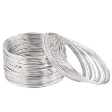 800 Loops Silver Memory Wire 22 Gauge Jewelry Beading for silver