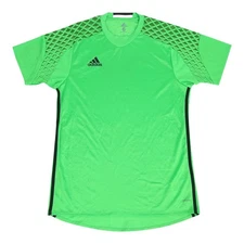 MLS Adidas Men's Slime Green adizero Short Sleeve Goalkeeper Jersey