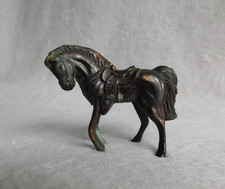 Vintage Cast Metal Horse - Japan on belly - 2.5" tall