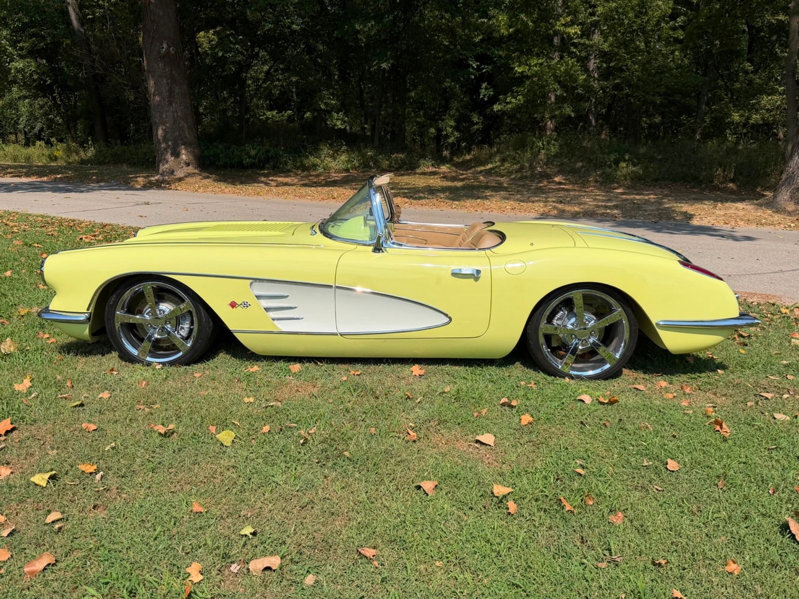 1958 Yellow Chevrolet Corvette   | C1 Corvette Photo 3