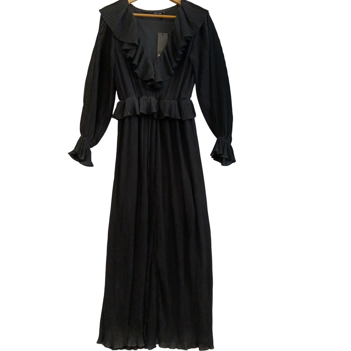 long sleeve maxi dress nasty gal Dresses | Nasty Gal Satin Long Sleeve Maxi Wrap Dress