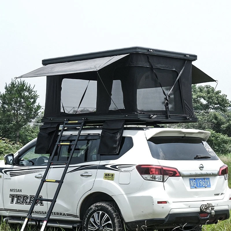 Tienda de campaña rígida para techo para SUV Campervan apta para 2-3 personas Foto 3 de 4