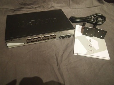 D-Link DGS-1210-16 HW Version D1 16 Port Managed Switch + 4x SFP