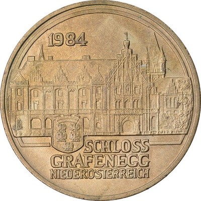 Austria | 20 Schilling Coin | Grafenegg Palace | Km:2965 | 1984 - 1993