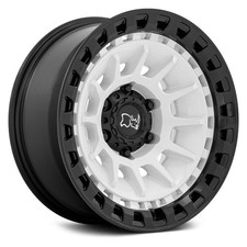 Black Rhino BARRAGE Wheels 18x9 (0, 5x127, 71.5) White Rims Set of 4
