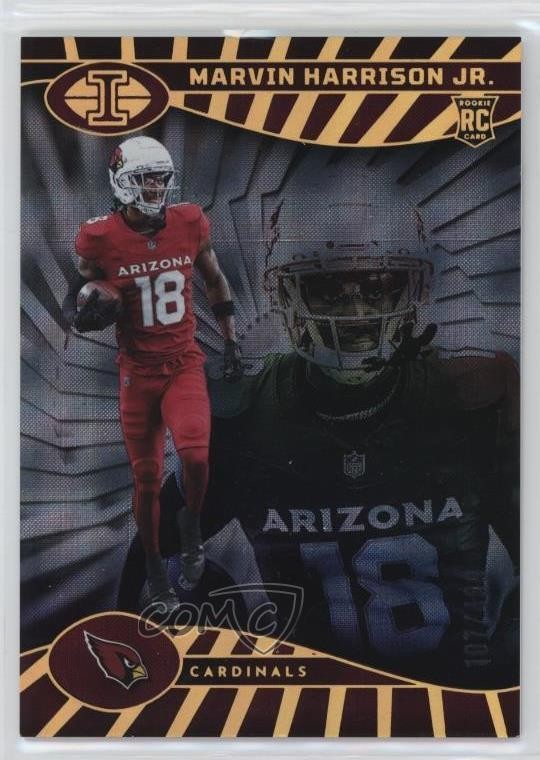 2024 Illusions Trophy Collection Mirrored /499 Marvin Harrison Jr Rookie RC 9p5