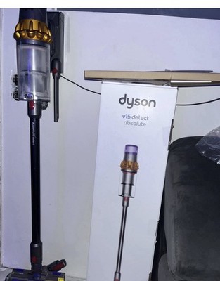 Dyson V15 Detect Absolute Akku-Handstaubsauger - Gelb/Nickel (394451-01)
