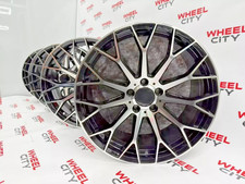 Mercedes 19" Inch C63 AMG Style Black Polished Alloy Wheels C, E, S, GLC CLASS