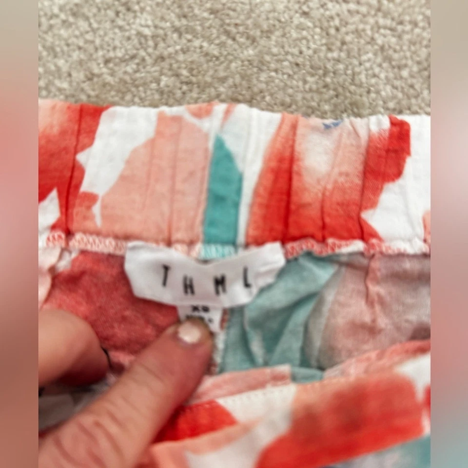 THML Mujer Pantalones Cortos Florales, Talla XS Foto 3 de 4