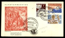 Mayfairstamps Belgium FDC 1960 TB Diamonds Lace Tapestry First Day Cover aaw_634