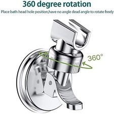 Adjustable Shower Head Holder Suction Cup Handheld Showerhead Wall Mount Bracket
