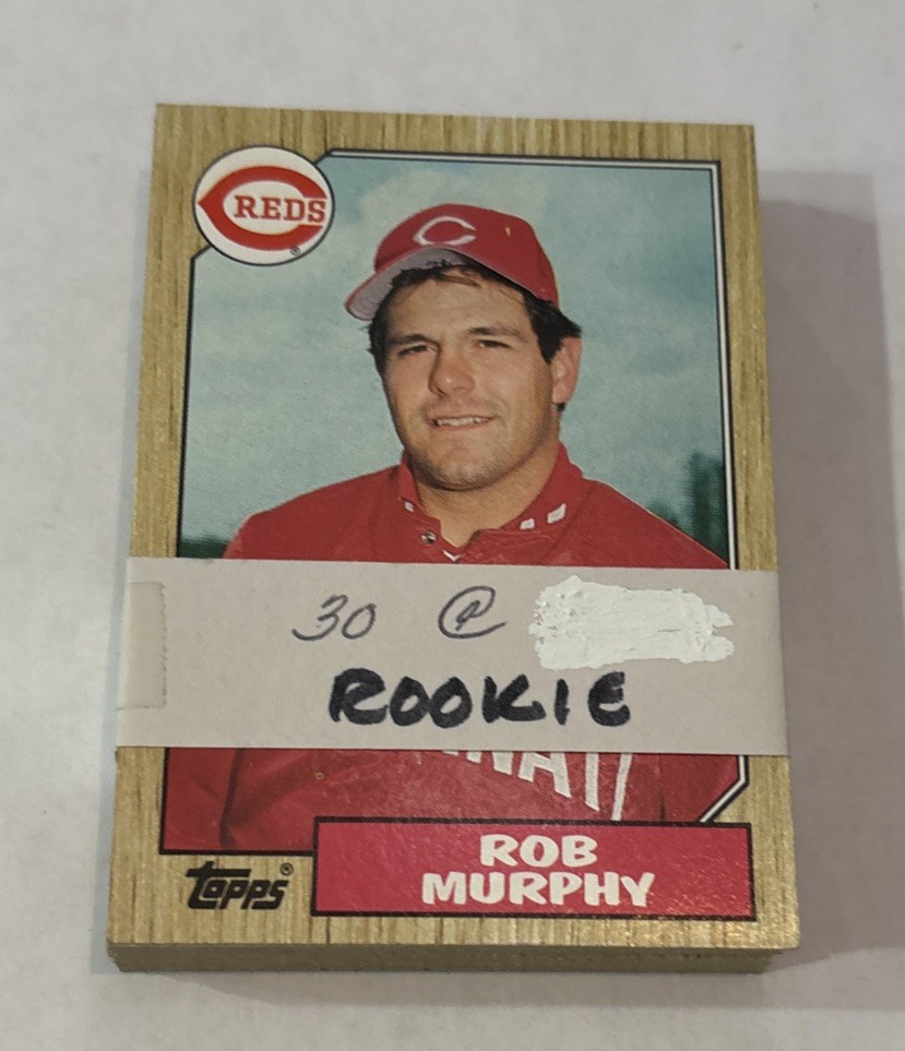 30x 1987 Topps Rob Murphy #82 Rookie Card Cincinnati Reds Baseball Lot