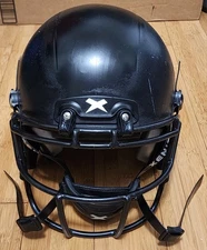Xenith X2E+ Football Helmet Youth Medium Black with Mask, Jaw Pads & Chin Strap