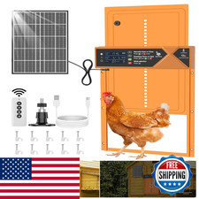 Asfrost Large Automatic Chicken Coop Door 4000Mah High Capacity Chicken Coop