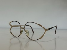 Vintage Christian Dior 2387 44 Gold Brown Sunglasses Eyeglasses Frame 58-16-125