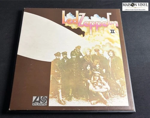 LED ZEPPELIN II UK RED/PLUM ATLANTIC 588198 KILLING FLOOR A6/B4 VARIANT 5 EX/EX+