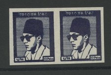 NEPAL 1959 UPU MAHENDRA IMPERF VARIETY...MINT PAIR