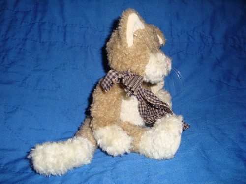 Boyds Cat Jointed  Plush & Beans J.B Beans Series 8" - Picture 4 of 6