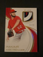 2019 Panini Immaculate DANIEL PONCE DE LEON Patch Card 1/10 Cardinals IS-DPL