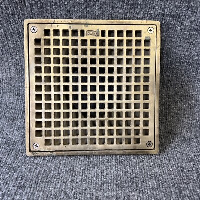 Jay R. Smith Mfg B10nbg 8'' Sqaure Floor Dran Nickel Bronze New