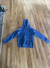 Bauer Hockey Men Hoodie Blue Size Small Sweatshirt Pullover Jacket Fleece Adult