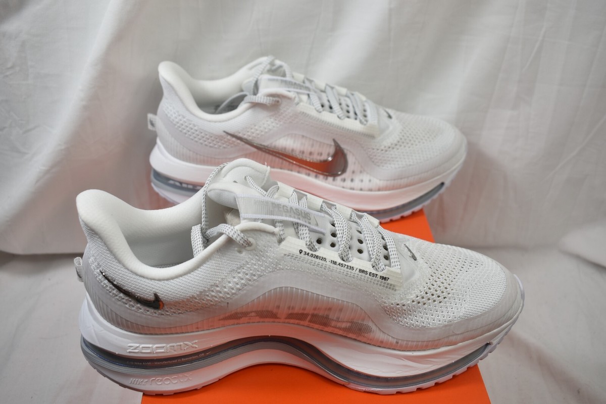 Men's Nike Pegasus Premium White Metallic Silver HQ2592-102 In