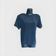 Vintage 80s Y2K Oscar De La Renta Silk Blouse Shirt Suit Office Secretary Goth