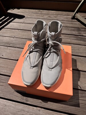 NIKE AIR FEAR OF GOD 1 'LIGHT BONE' (AR4237-002) 11.5
