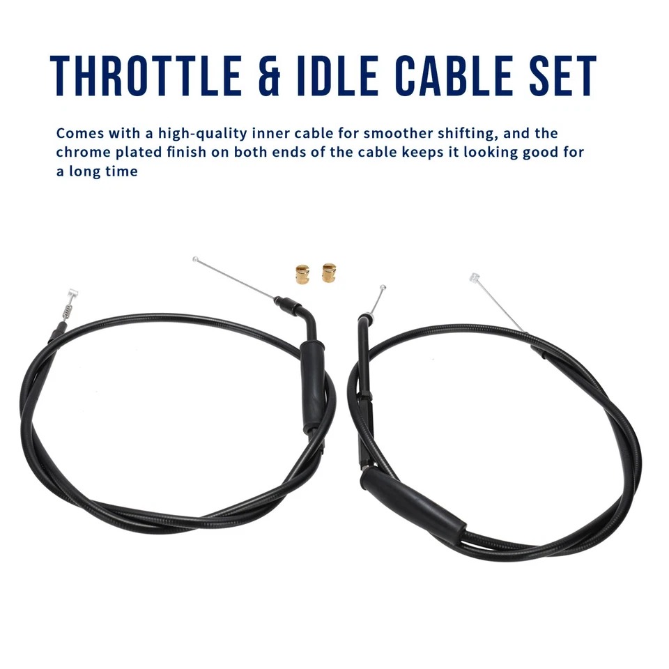 Extended Clutch Cable kit for Softail Fat Boy FLST 2000-2006 with 12” Bar Black - Image 4 of 4