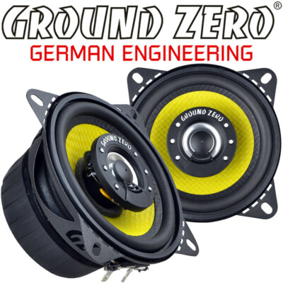 Ground Zero GZTF-4.0X 10cm Lautsprecher Paar für Seat Arosa Electron