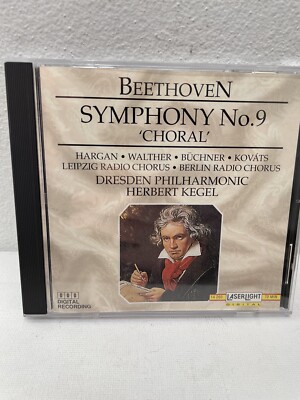 BEETHOVEN SYMPHONY NO.9 Choral CD Dresden Philharmonic Herbert Kegal