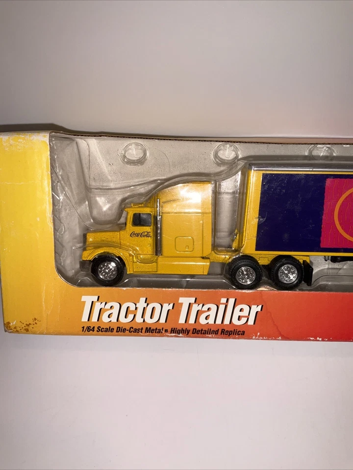 Ertl 1997 Coca-Cola Tractor-Trailer 1/64 Scale Die-Cast NOS  - Image 2 of 4