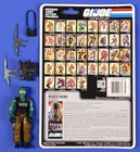 GI JOE BEACH HEAD FIGURE W/UNBROKEN CROTCH 1986 COMPLETE W/BACKER CARD