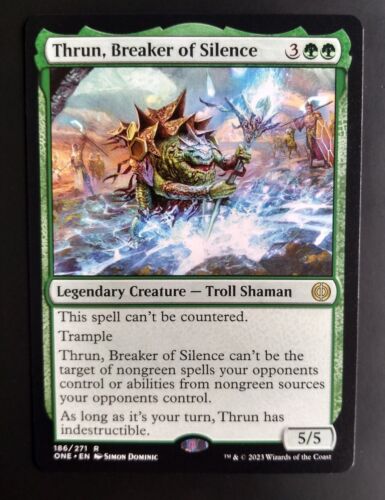 MTG All Will Be One - Thrun, Breaker Of Silence - Rare - Picture 1 of 1