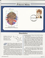 DOMINICA PRINCESS DIANA MEMORIAL First Day Cover (6387)