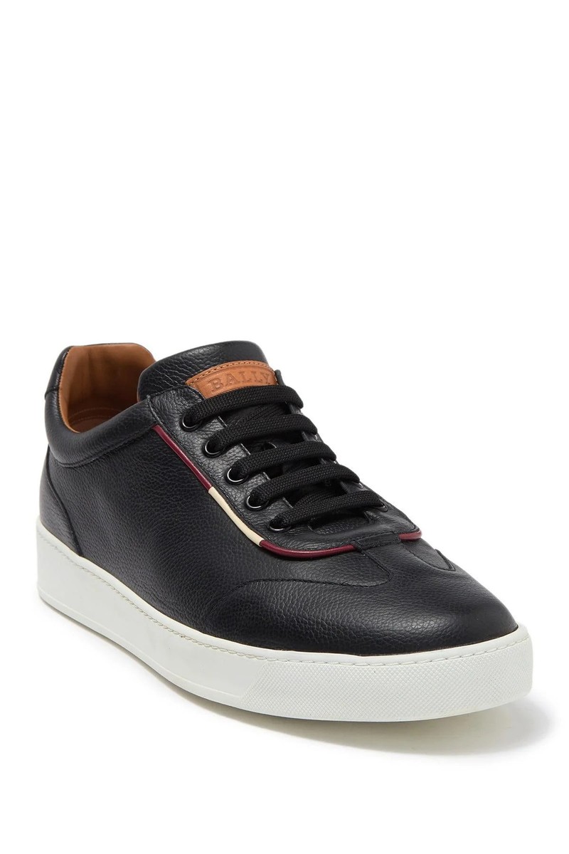 Bally Baxley Men's 6230467 Black Leather Sneaker MSRP $570 (13) | eBay